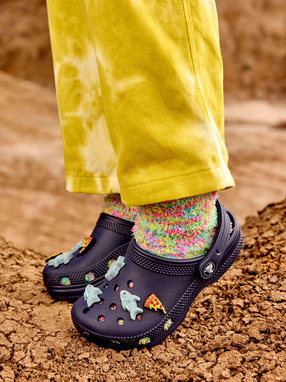 KIDS CROCS CLASSIC CLOG - NAVY