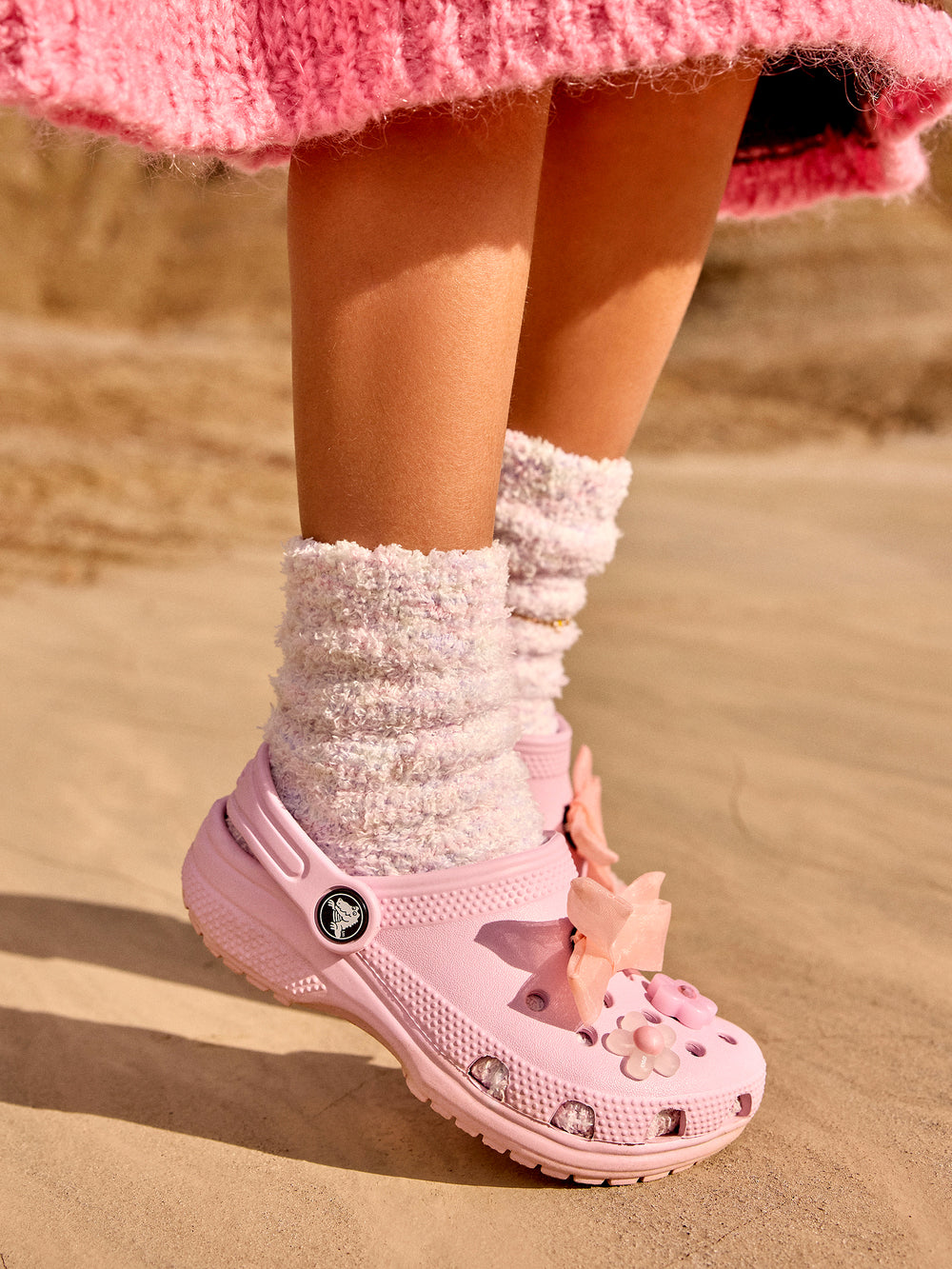 KIDS CROCS CLASSIC CLOG - PINK MILK