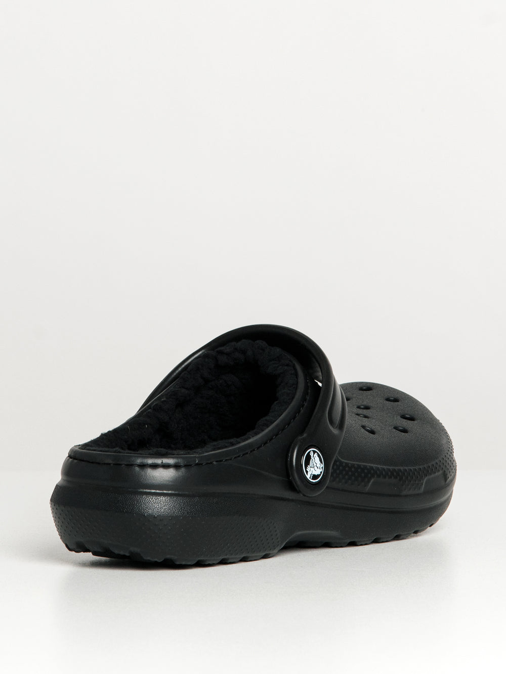 CROCS KIDS CLASSIC LINED KIDS CLOG - BLACK