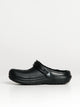 CROCS KIDS CLASSIC LINED KIDS CLOG - BLACK