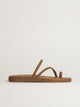 CROCS WOMENS CROCS MIAMI TOE LOOP SANDAL - CHOCOLATE - Boathouse