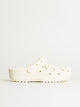 CROCS WOMENS CROCS CLASSIC FLORAL CUTOUT CLOG - CHALK - Boathouse