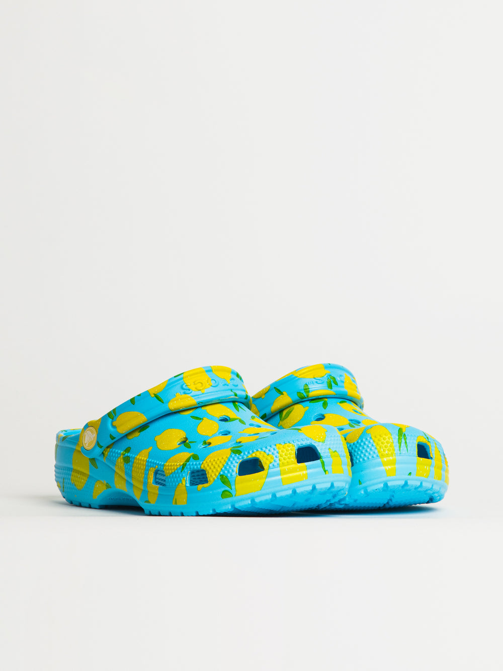WOMENS CROCS CLASSIC FRESH FRUITS CLOG - BLUE