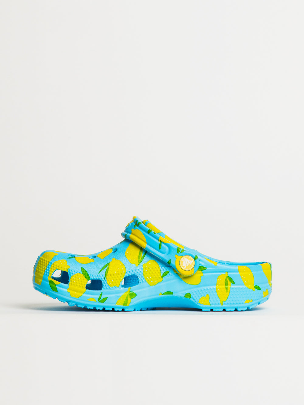 WOMENS CROCS CLASSIC FRESH FRUITS CLOG - BLUE