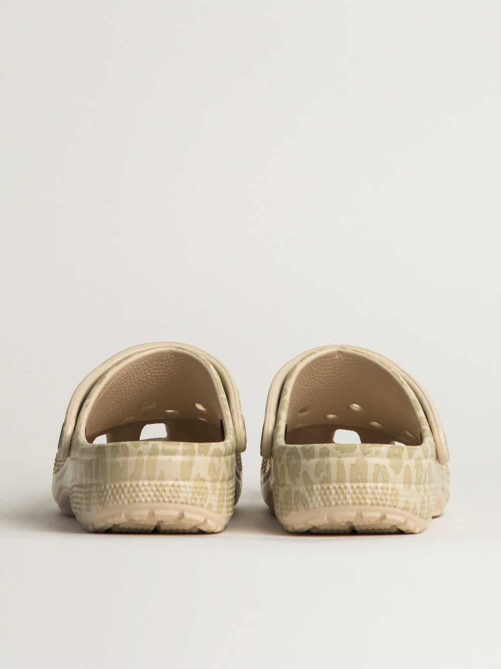WOMENS CROCS CLASSIC GRAPHIC CLOG - LEOPARD