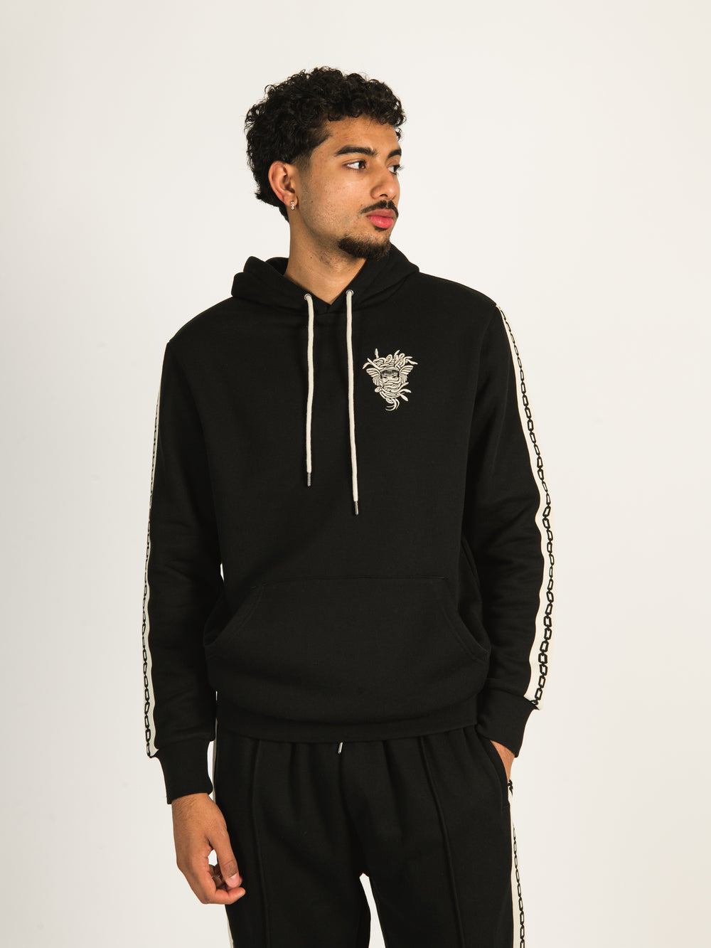 CROOKS & CASTLES MEDUSA SML CORE LOGO PULLOVER - CLEARANCE