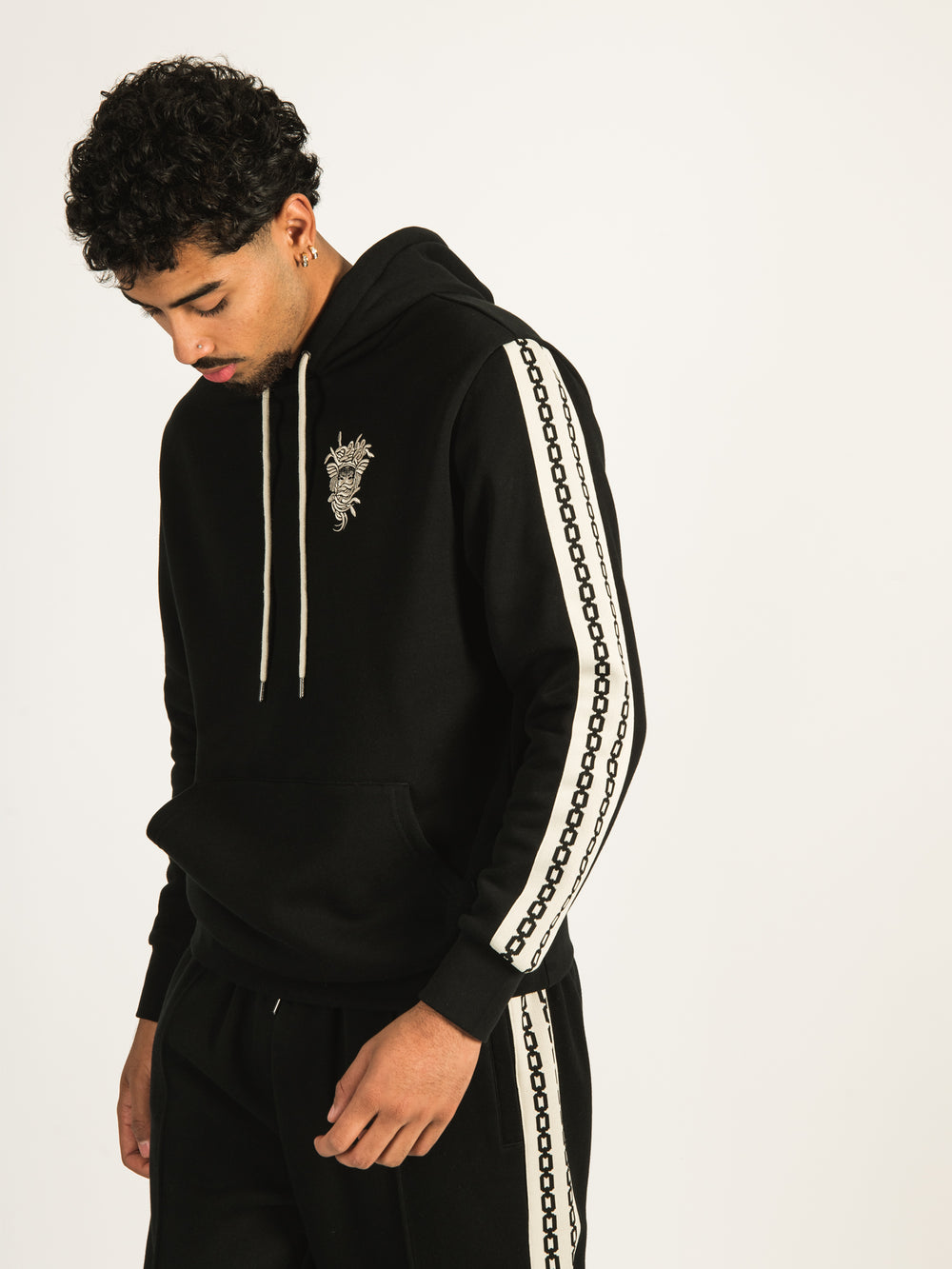 CROOKS & CASTLES MEDUSA SML CORE LOGO PULLOVER - CLEARANCE