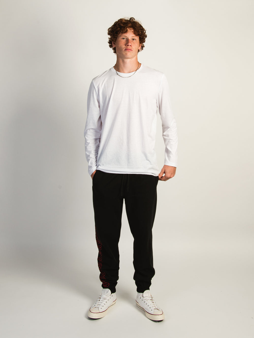 CROOKS & CASTLES GOTHIC EMBROIDERED JOGGER - CLEARANCE