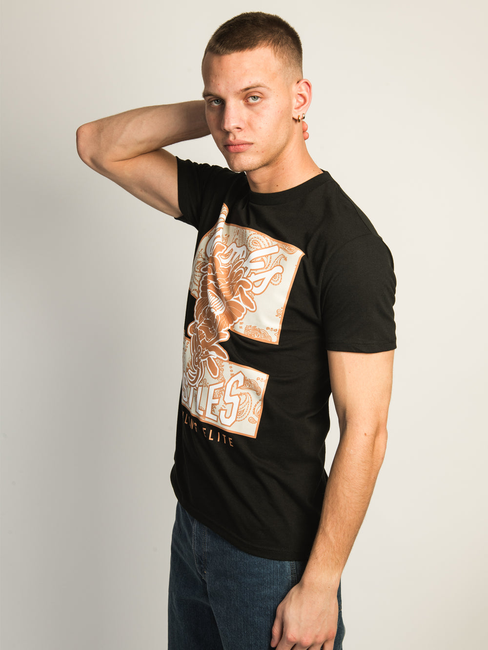 CROOKS & CASTLES RUSTIC MEDUSA T-SHIRT