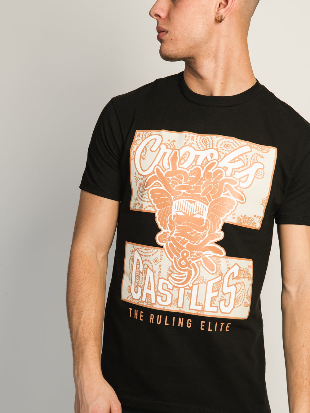 CROOKS & CASTLES RUSTIC MEDUSA T-SHIRT