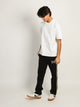 CROOKS & CASTLES CROOKS & CASTLES 85' OPEN BTM FLC PANT - BLACK - Boathouse
