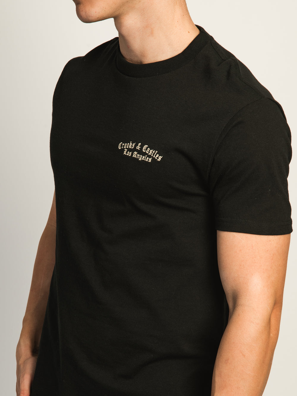 CROOKS & CASTLES LA EMBROIDERED T-SHIRT