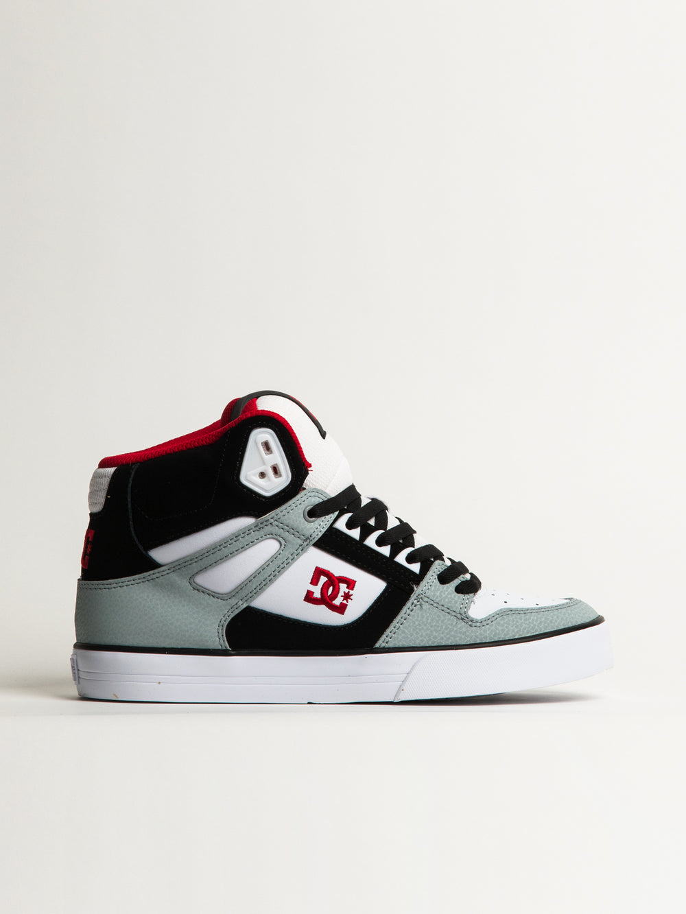 MENS DC SHOES PURE HIGH TOP WC SNEAKER - BLACK/GREY