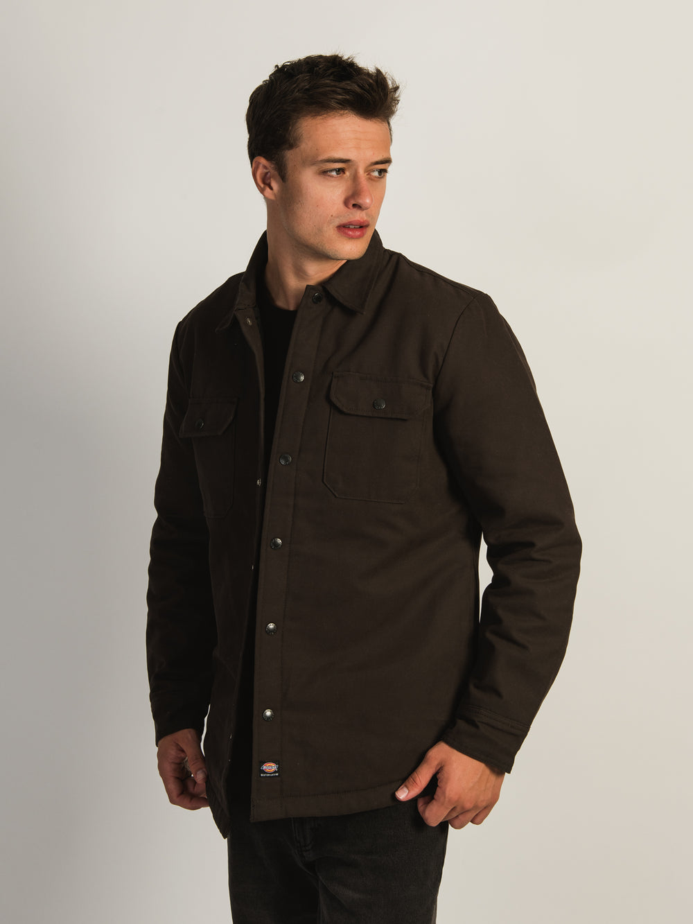 DICKIES SKATE HEAVYWEIGHT LINED DUCK SNAP JACKET - CLEARANCE