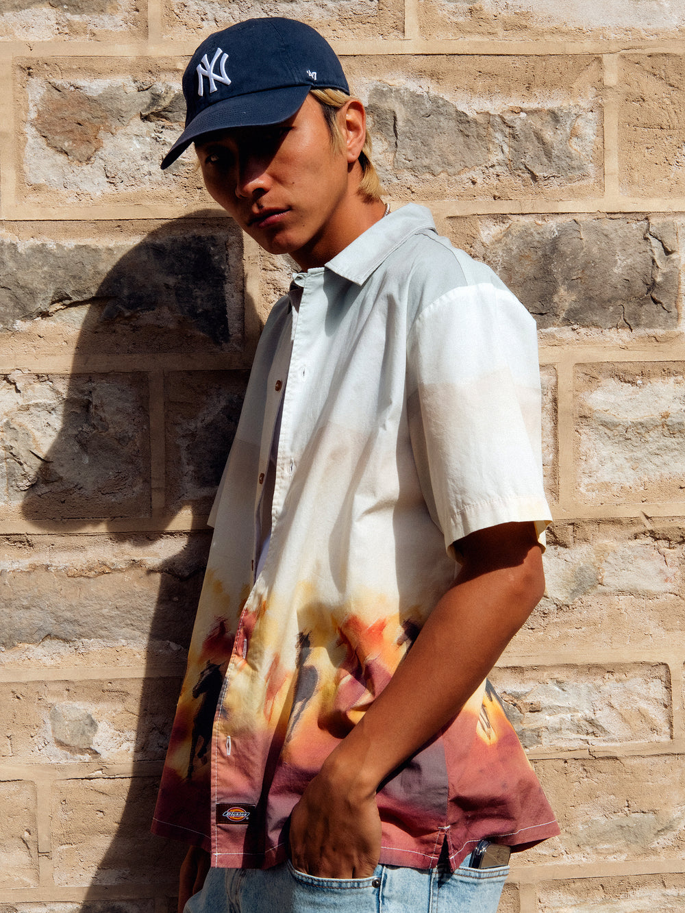 DICKIES RUNNING WILD SHORT SLEEVE WOVEN SHIRT