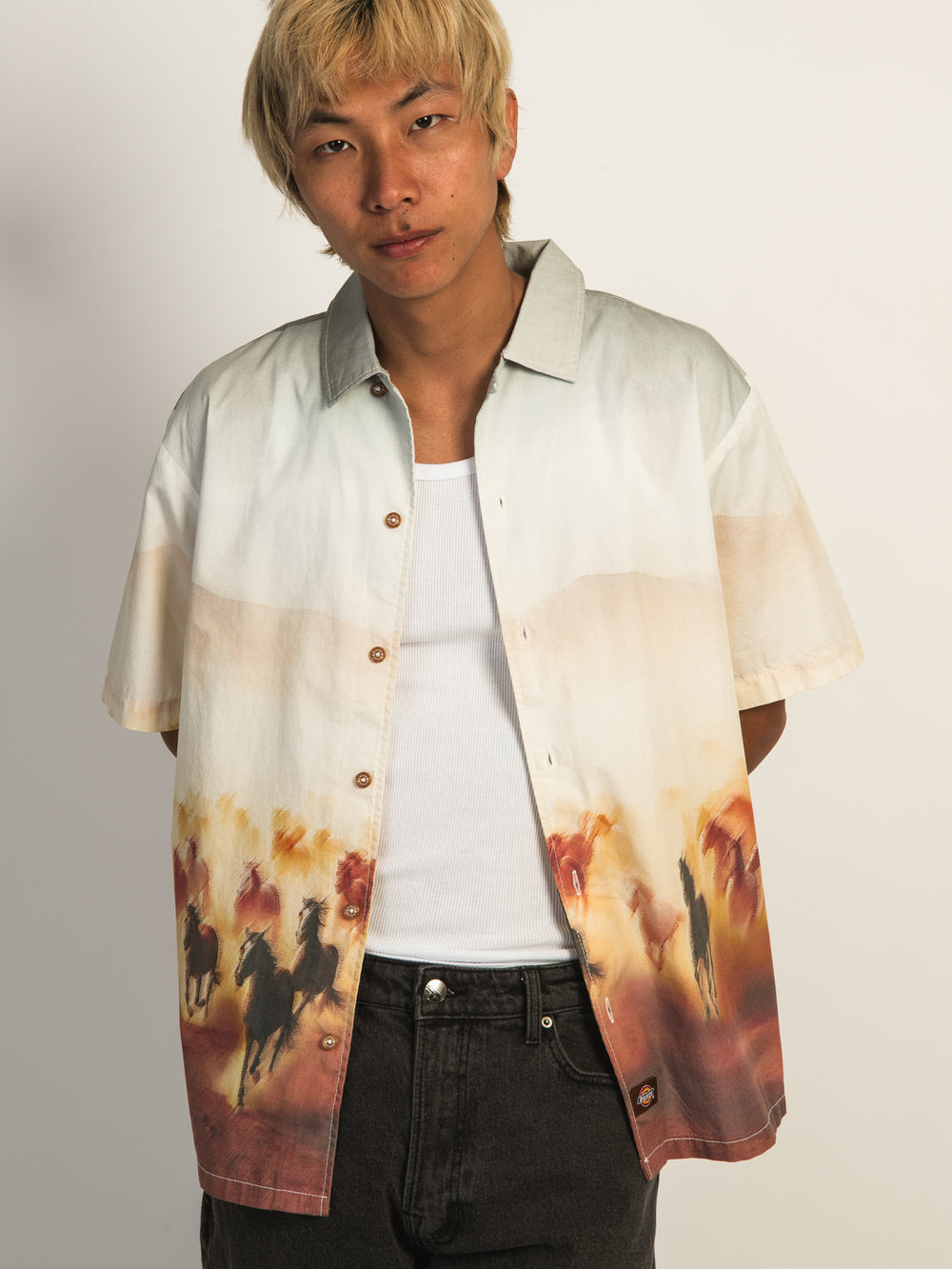 DICKIES DICKIES RUNNING WILD SHORT SLEEVE WOVEN SHIRT - CLEARANCE - Boathouse
