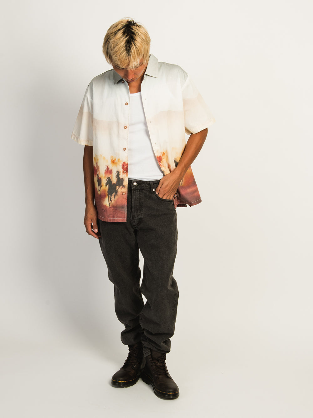 DICKIES DICKIES RUNNING WILD SHORT SLEEVE WOVEN SHIRT - CLEARANCE - Boathouse