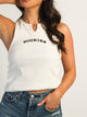 DICKIES DICKIES V-NECK TANK TOP - EGRET - Boathouse