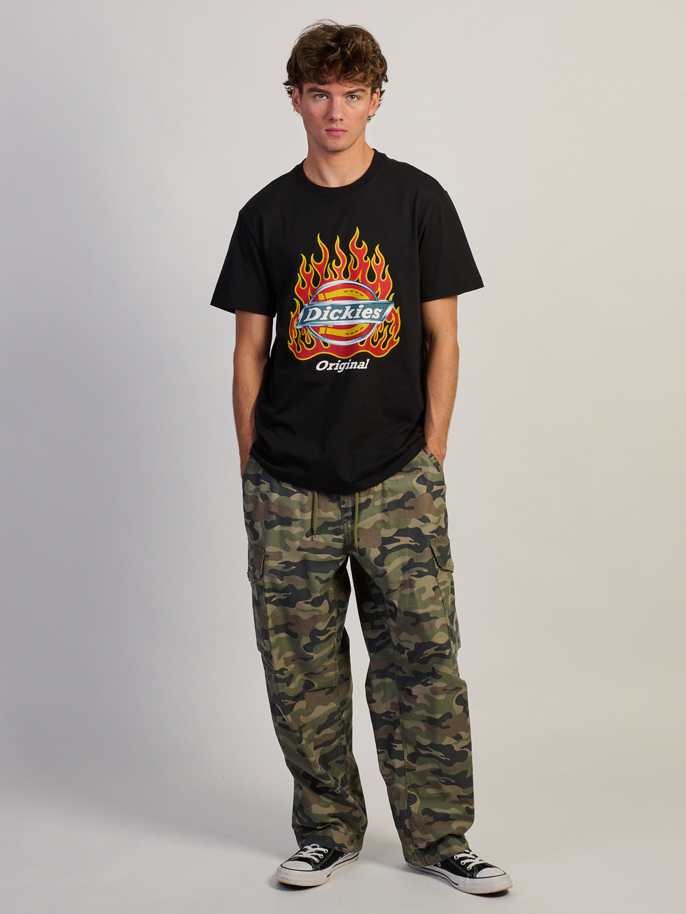 DICKIES FLAME LOGO T-SHIRT
