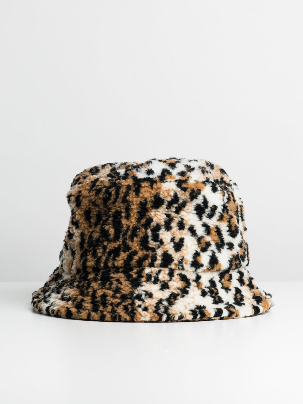 DLG BUCKET HAT - LEOPARD SHERPA - CLEARANCE