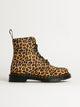 DR MARTENS WOMENS DR MARTENS 1460 MINI LEOPARD SPOT BOOT - Boathouse