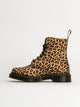 WOMENS DR MARTENS 1460 MINI LEOPARD SPOT BOOT