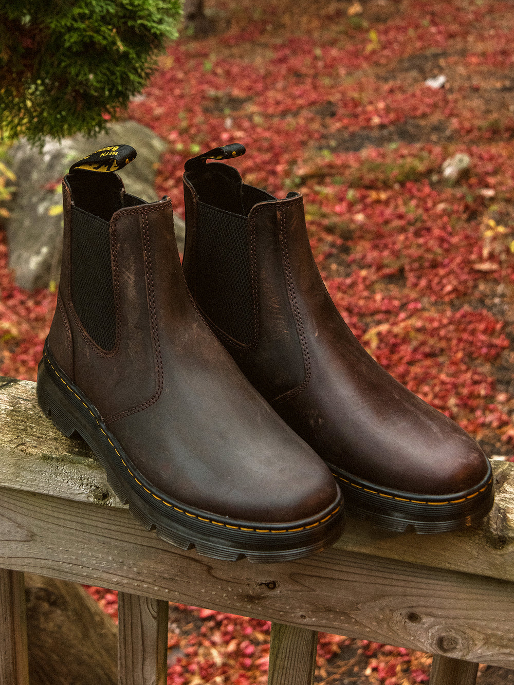 BOTTE DR MARTENS EMBURY CRAZY HORSE POUR FEMME