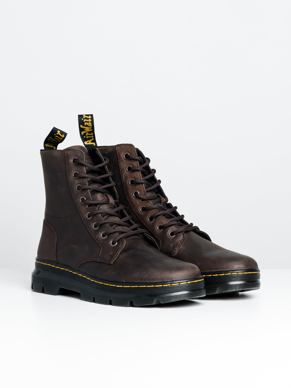 BOTTES COMBS EN CUIR CRAZY HORSE POUR HOMME