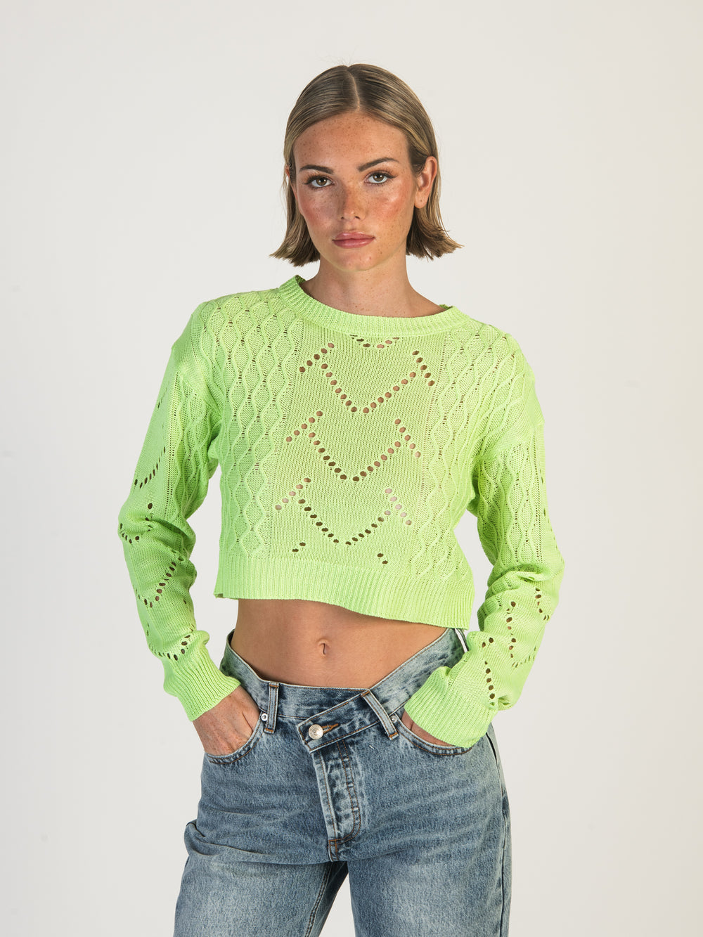 COMBINAISON CROCHET KNIT BOXY