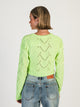 DAISY STREET LTD DAISY STREET LTD CROCHET KNIT BOXY JUMPER - CLEARANCE - Boathouse
