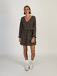 DAISY STREET LTD DAISY STREET LTD MINI BUTTON LONG SLEEVE SMOCK DRESS - CLEARANCE - Boathouse