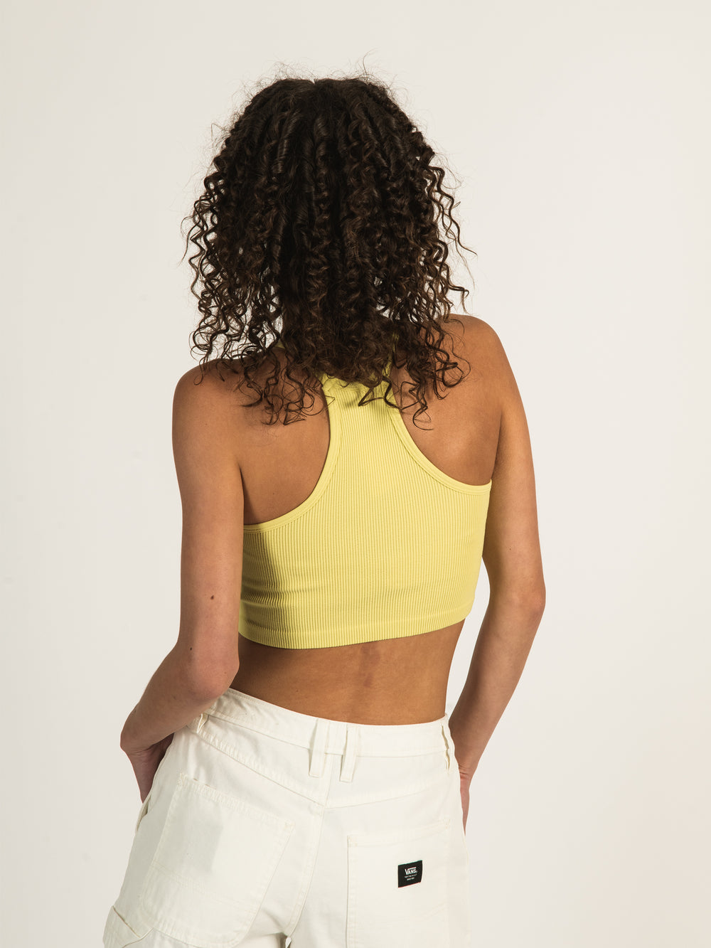 DYNAMIC THICK RIB RACERBACK CROP TANK - CLEARANCE