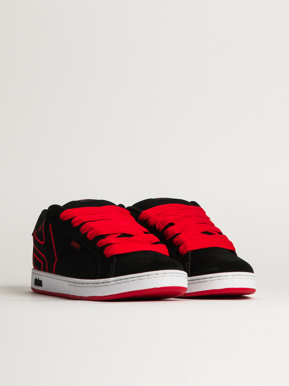MENS ETNIES FADER SNEAKER - BLACK/RED