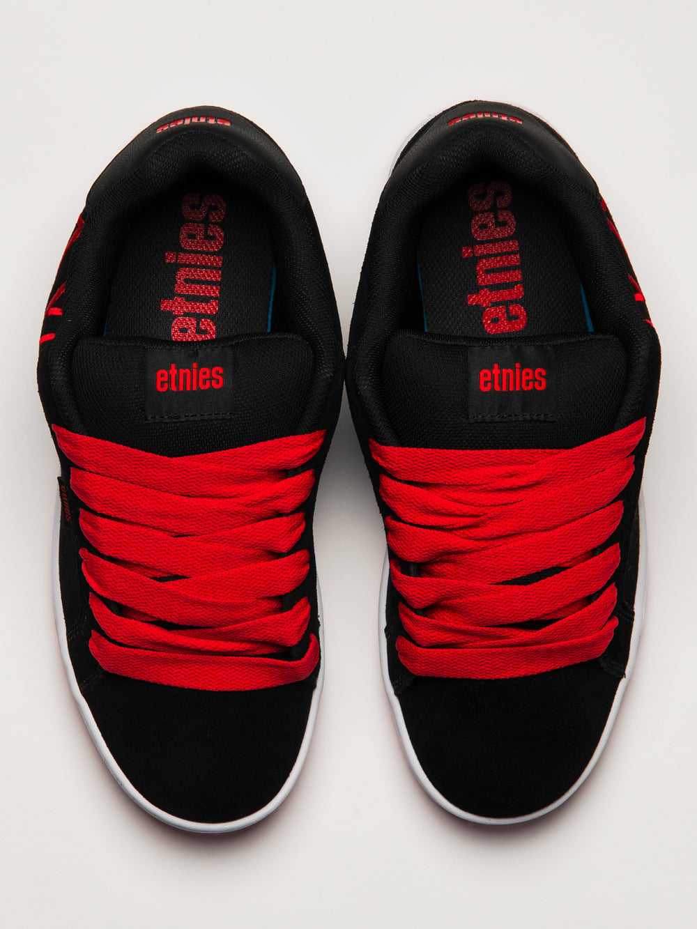 MENS ETNIES FADER SNEAKER - BLACK/RED