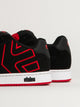 ETNIES MENS ETNIES FADER SNEAKER - BLACK/RED - Boathouse