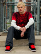 MENS ETNIES FADER SNEAKER - BLACK/RED