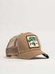 GOORIN BROS GOORIN BROS BASS TRUCKER HAT - KHAKI - Boathouse