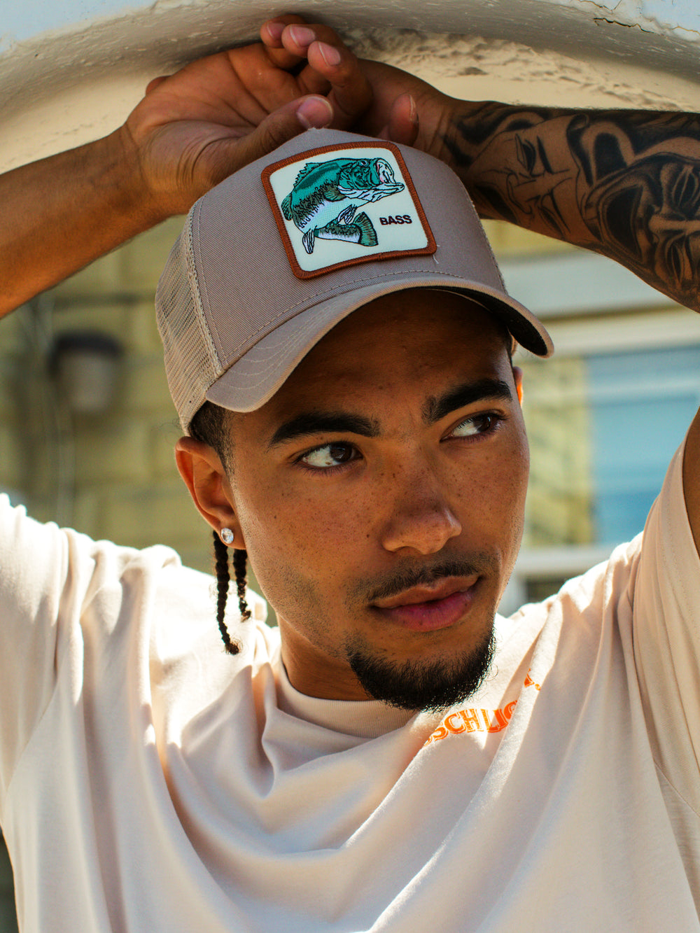 GOORIN BROS BASS TRUCKER HAT - KHAKI