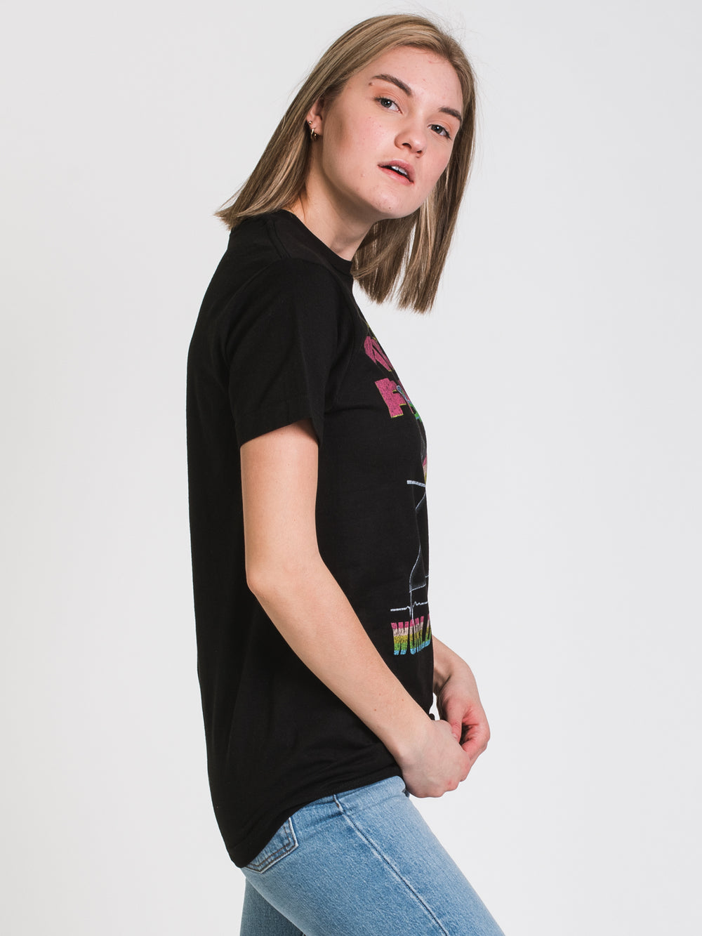 GOODIE TWO SLEEVE WORLD PRISM TOUR T-SHIRT-BLACK - DESTOCKAGE
