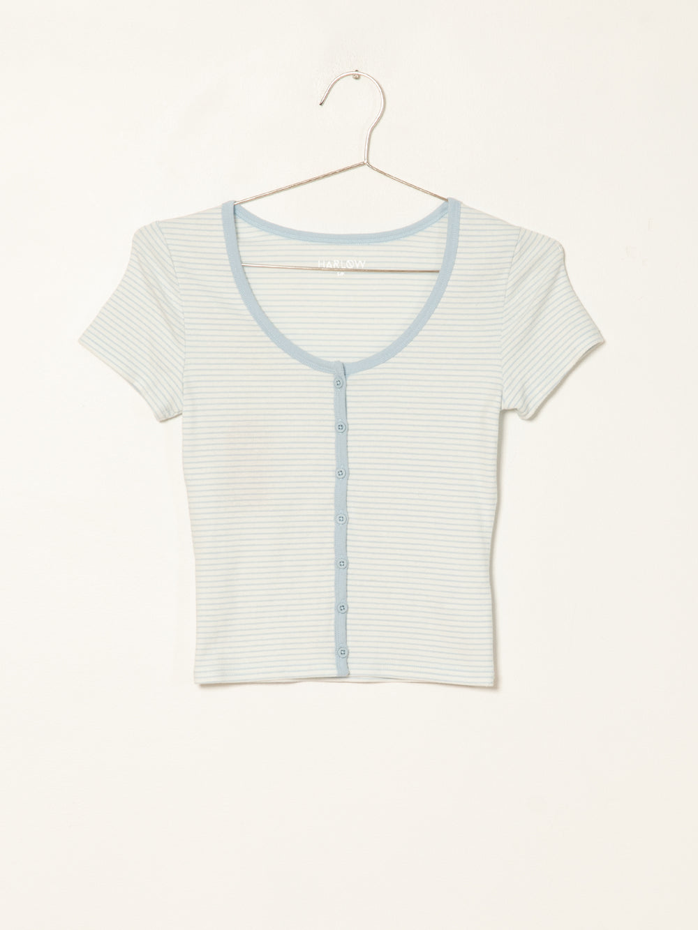 HARLOW CARA STRIPE BUTTON UP - CLEARANCE