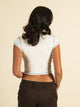 HARLOW HARLOW CONTRAST STITCH EMBROIDERED T-SHIRT - CLEARANCE - Boathouse