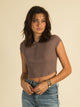 HARLOW HARLOW RAGLAN SNAP T-SHIRT - CLEARANCE - Boathouse