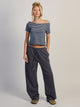 HARLOW HARLOW CATE TEE - DENIM - Boathouse