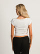 HARLOW HARLOW EMMA MELANGE TEE - CLOUD - Boathouse