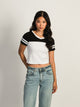 HARLOW HARLOW JESSIE TEE - BLACK WHITE - CLEARANCE - Boathouse
