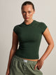 HARLOW ESSENTIAL RAGLAN TEE - FOREST