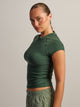 HARLOW HARLOW ESSENTIAL RAGLAN TEE - FOREST - Boathouse