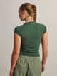 HARLOW HARLOW ESSENTIAL RAGLAN TEE - FOREST - Boathouse