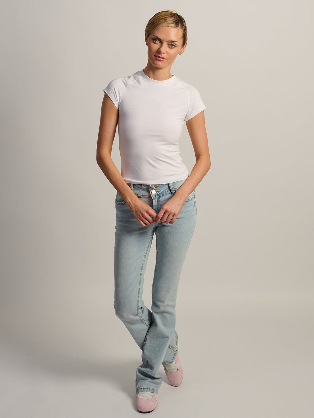 T-SHIRT RAGLAN ESSENTIEL HARLOW - BLANC