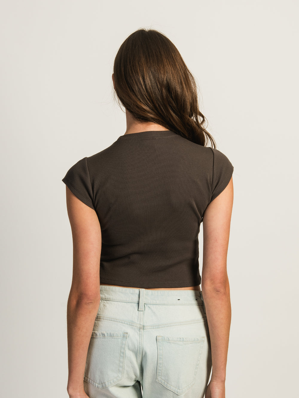 HARLOW ESSENTIAL RIBBED BABY TEE